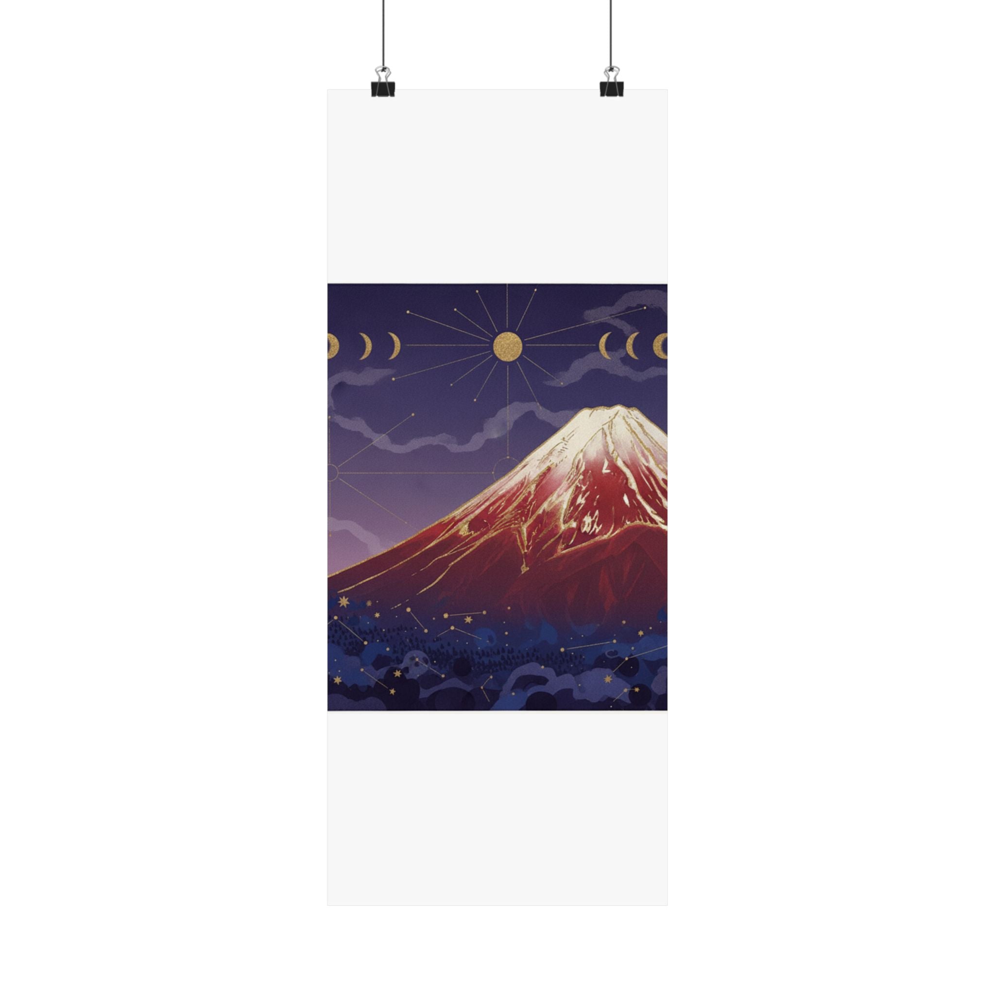 Celestial — South Wind, Clear Sky (Gaifū Kaisei), Also Known As Red Fuji, From The Series Th — Matte Poster