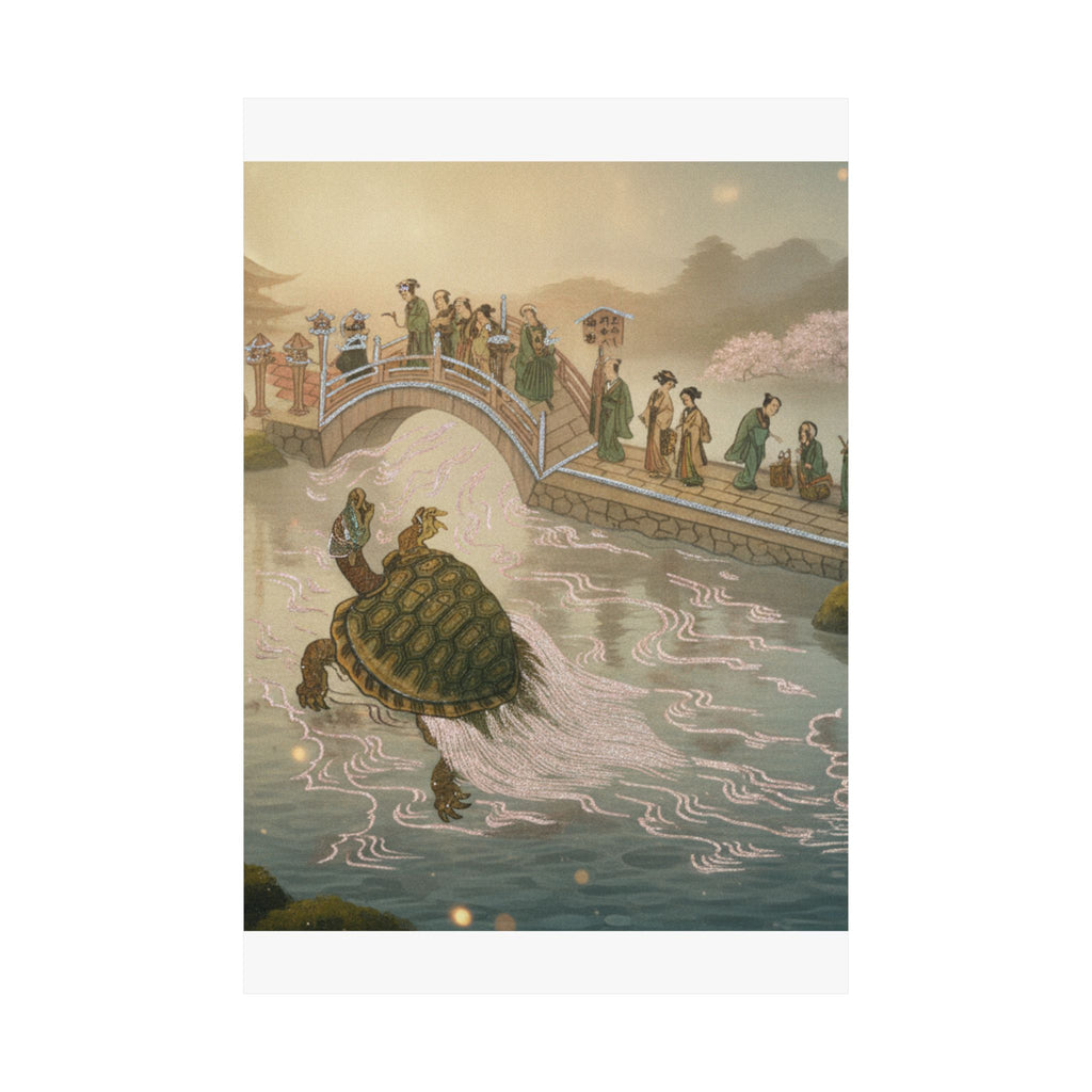 Scenic Nature — Shinabazu Benten Kaicho: Ceremony Of Worshipping Benten At Shinabazu Temple — Matte Poster