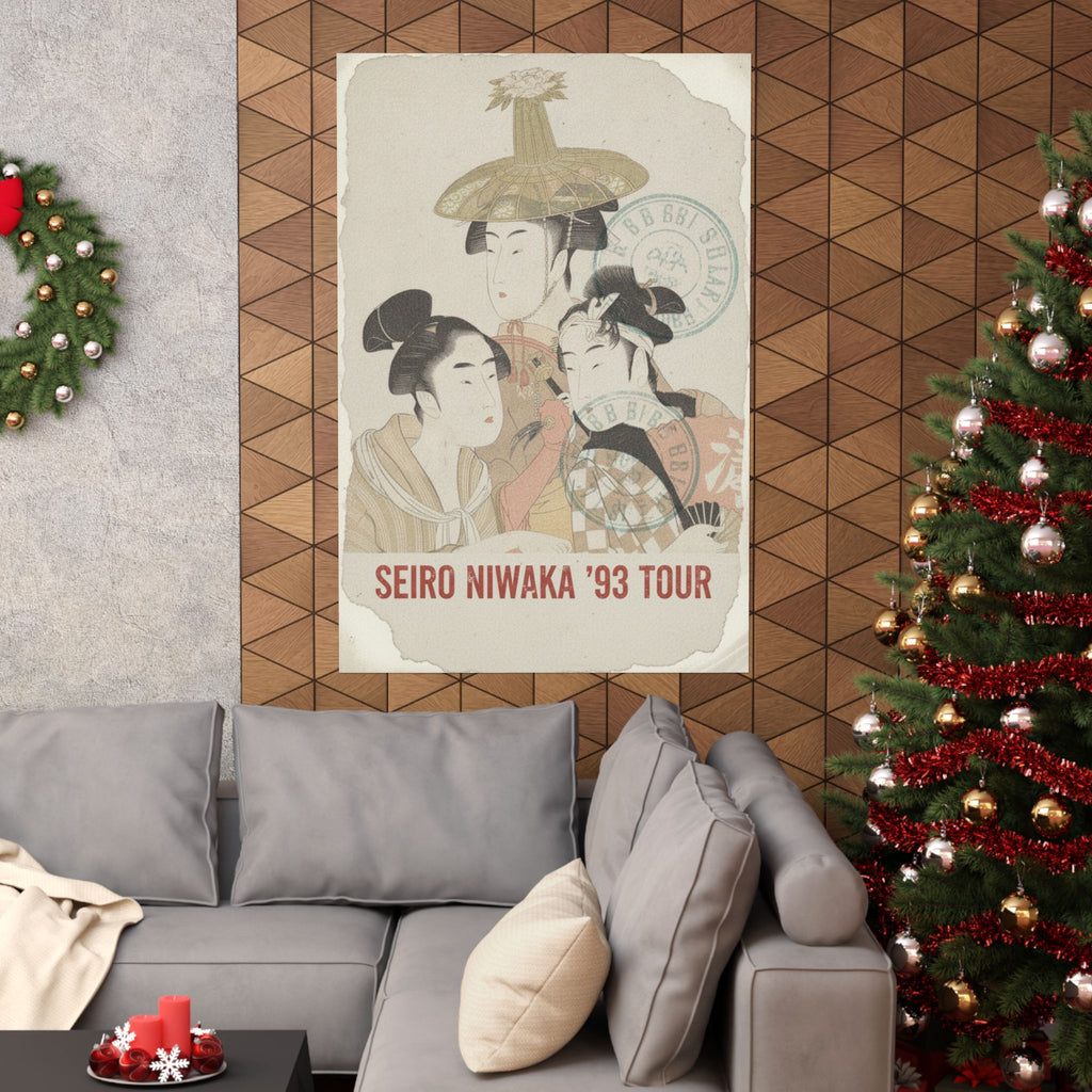 Vintage Bootleg — Seiro Niwaka Onna Geisha No Bu Tojin Shishi Sumo — Matte Poster