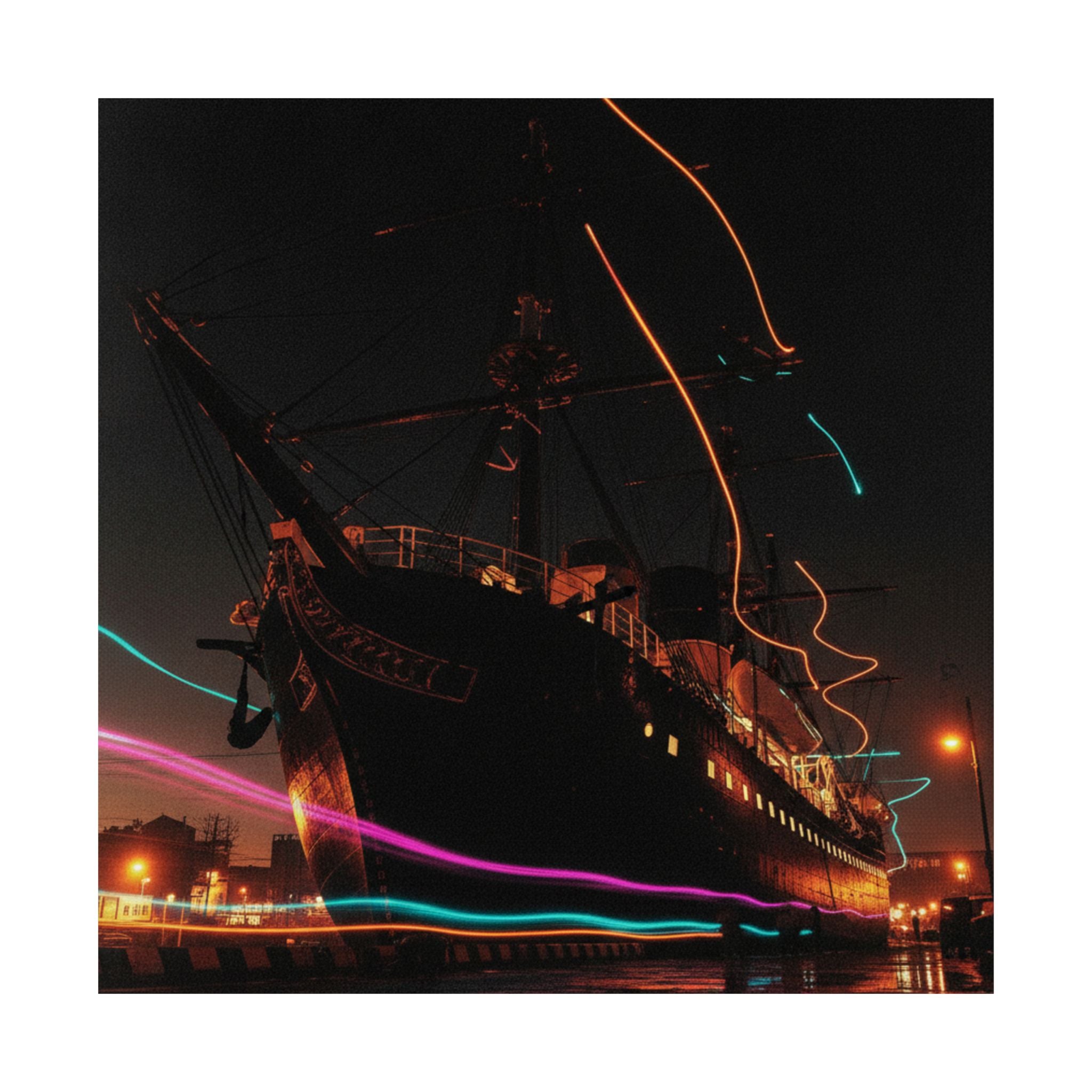 Fast Furious — Yokohama Trade: Picture Of Westerners Shipping Cargo — Matte Poster