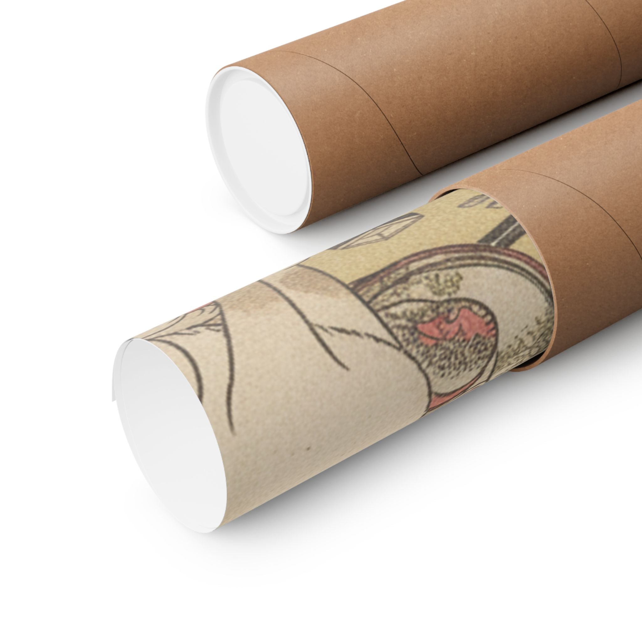 Botanical — Four Oiran Of The House Called Kadokana-Ya Playing The Game Of Ko-Awase (Incense — Matte Poster