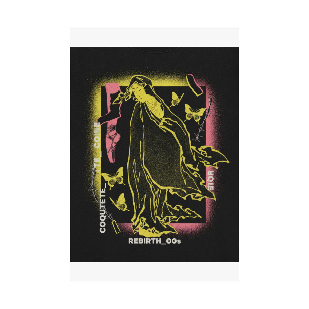 Streetwear Collage — Onna No Daruma — Matte Poster