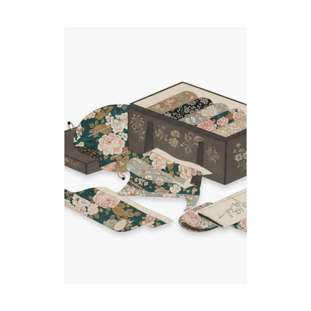 Ecommerce Main — Box With Draperies — Matte Poster