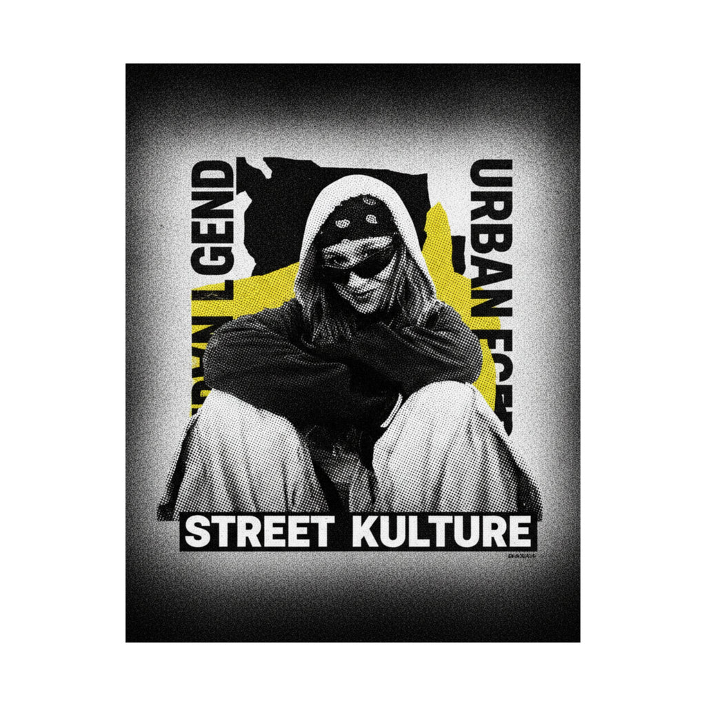 Streetwear Collage — Person — Matte Poster