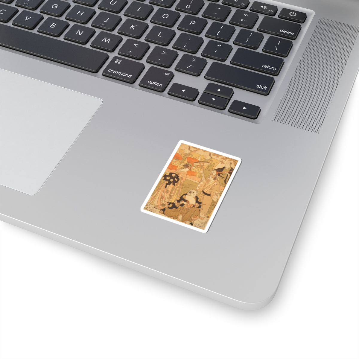 Southern Sunset — Theatrical Scene, With Musicians — Kiss-Cut Sticker