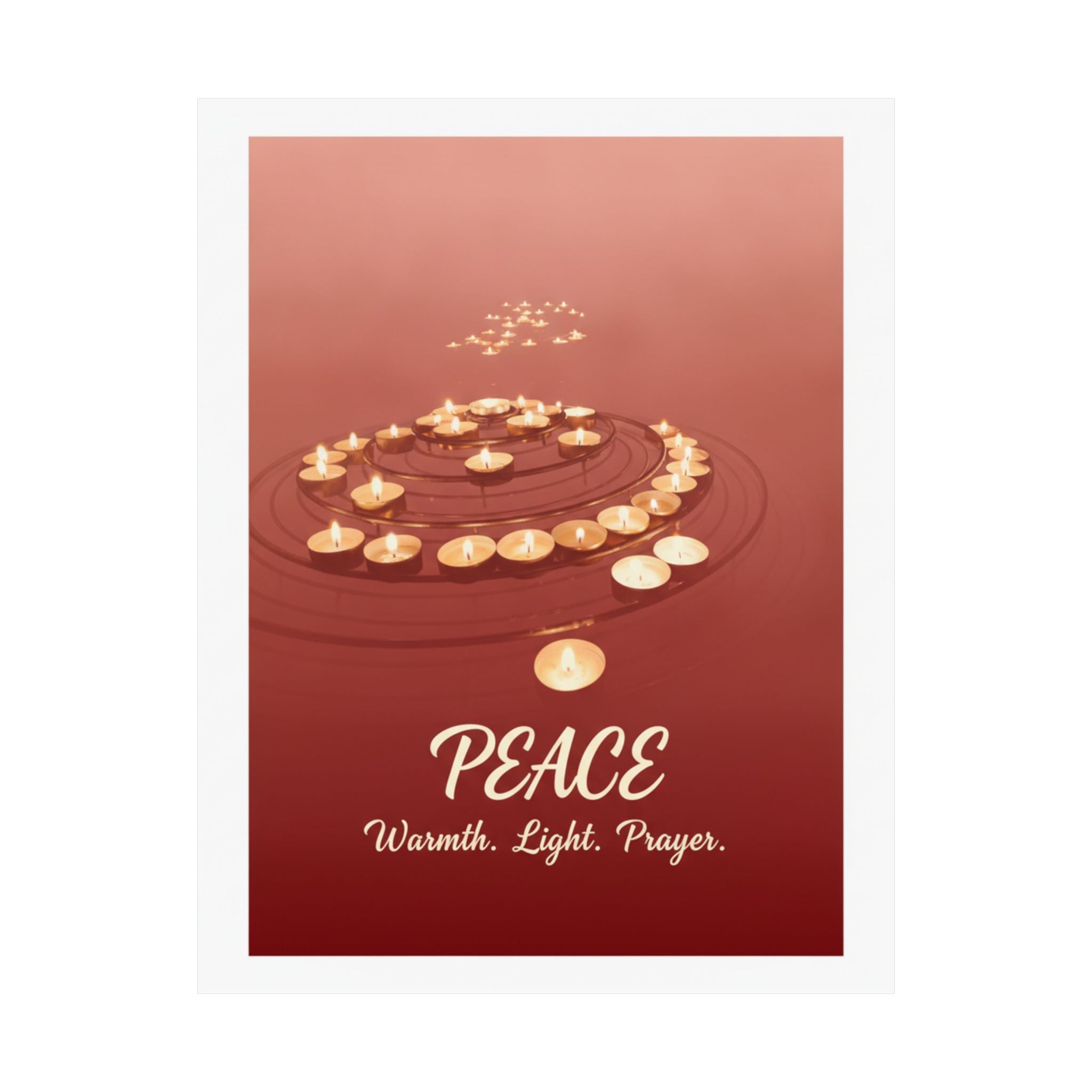 Affirmation — Candle — Matte Poster