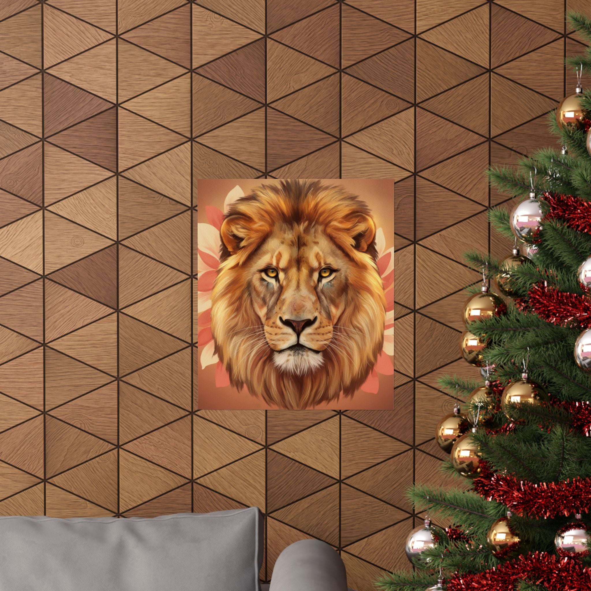 Southern Sunset — Lion — Matte Poster
