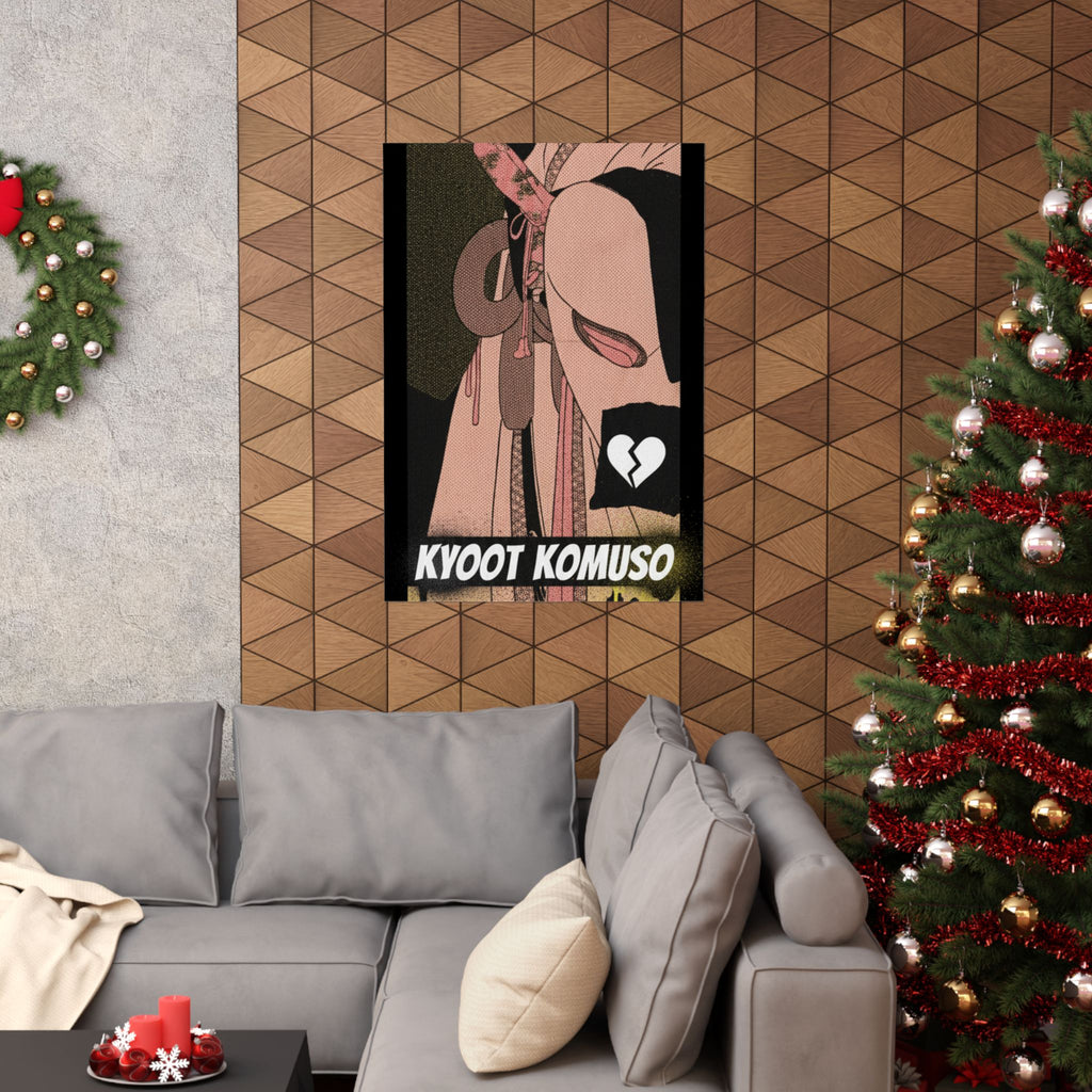 Streetwear Collage — A Girl As A Komuso — Matte Poster