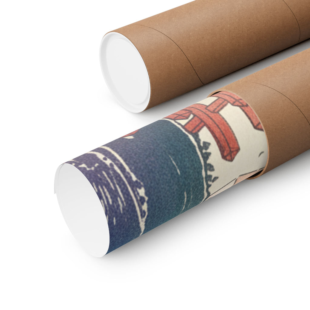 Affirmation — History Of Kamakura: Building Tsurugaoka Hachiman Shrine — Matte Poster
