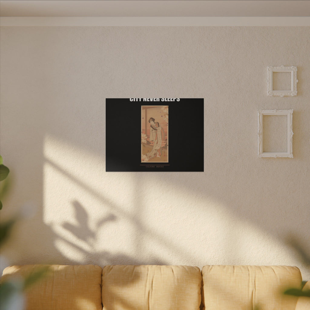 STREET CERTIFIED | The Second Yamashito Kinsaku As A Courtesan Standing In A Room — Matte Canvas