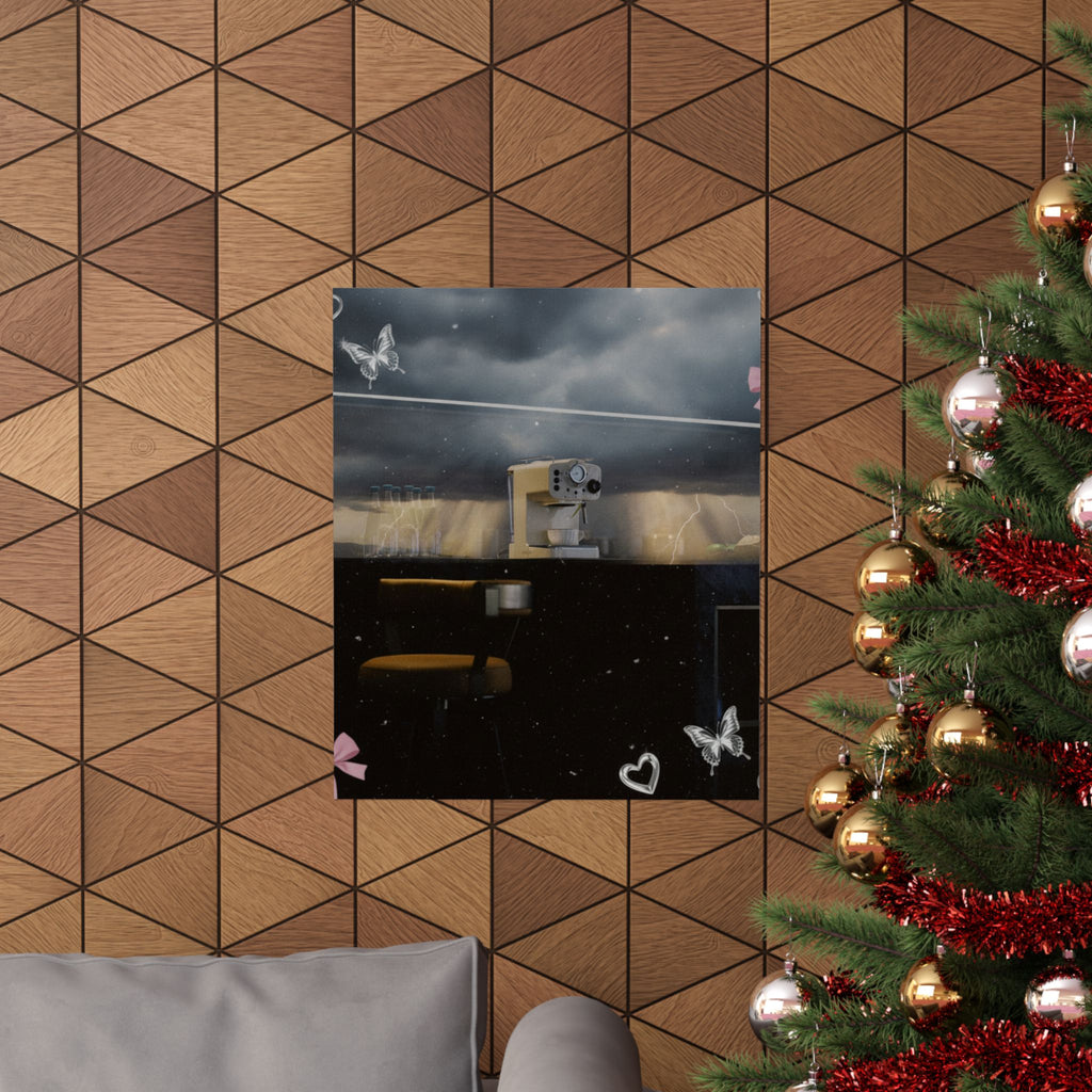 Dramatic Storm — Kitchen — Matte Poster