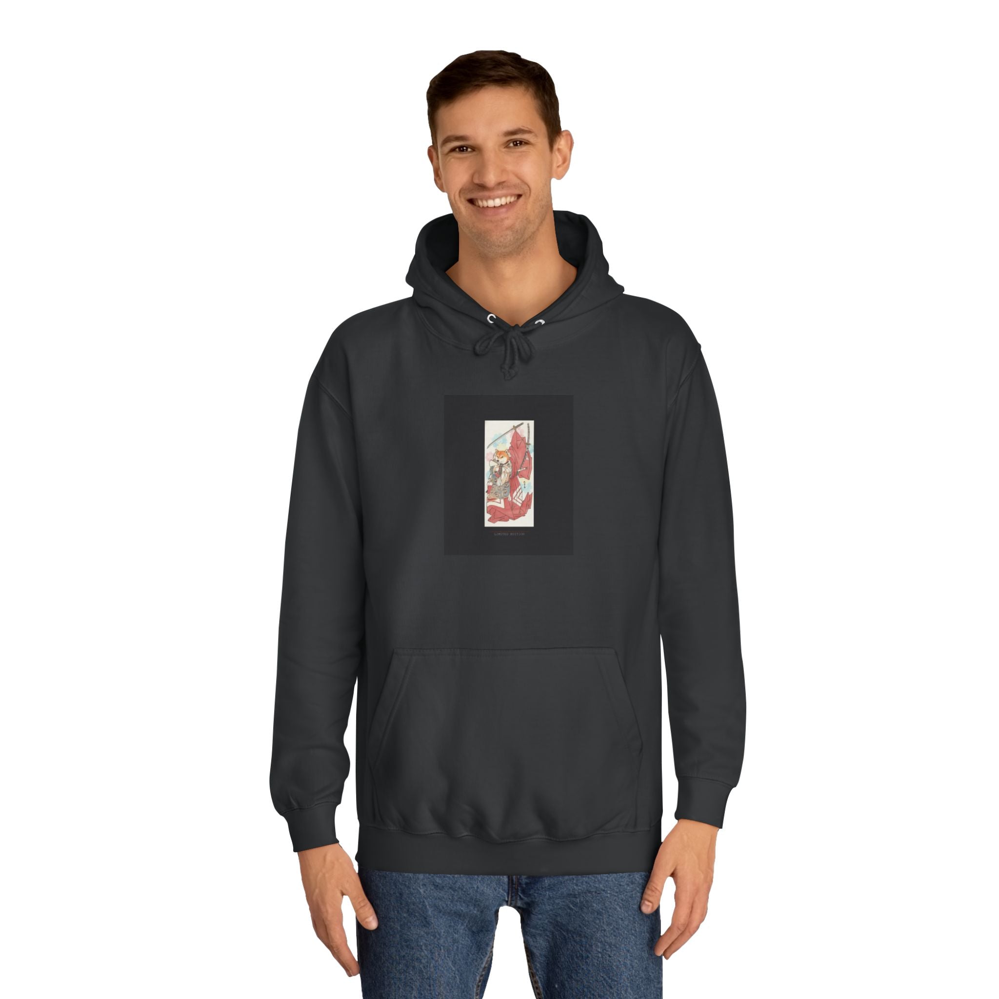 Limited Edition Fox Samurai Ukiyo-e Graphic Hoodie