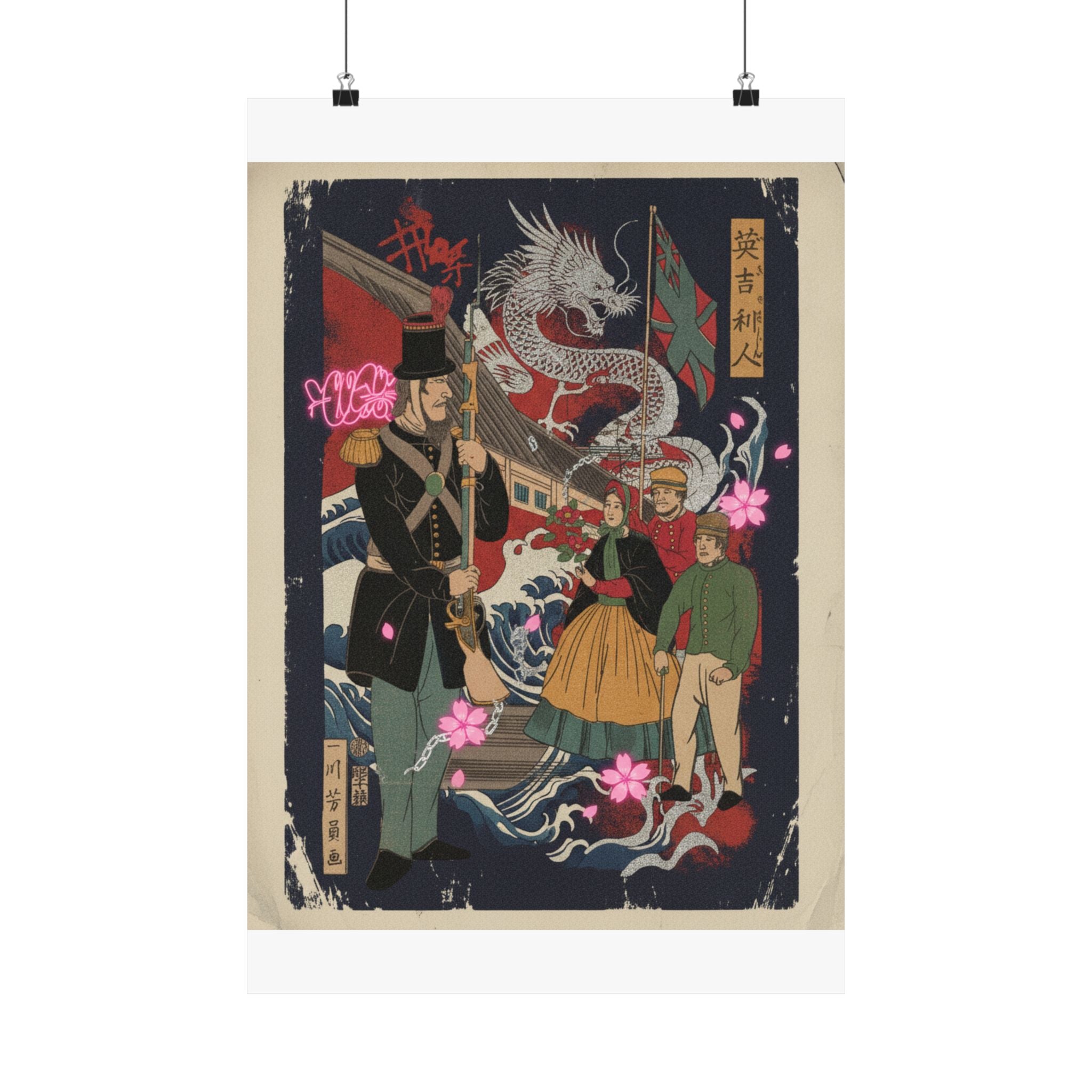 Japanese Street — Englishmen — Matte Poster