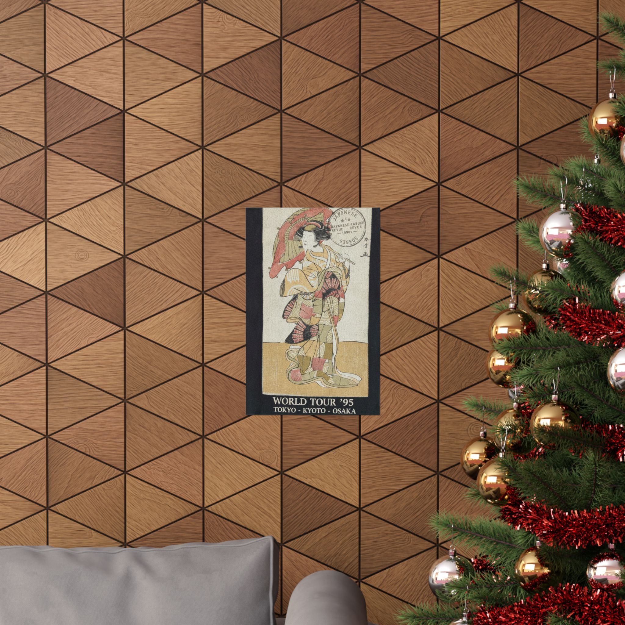 Vintage Bootleg — The First Nakamura Tomijuro As A Woman Dancer — Matte Poster