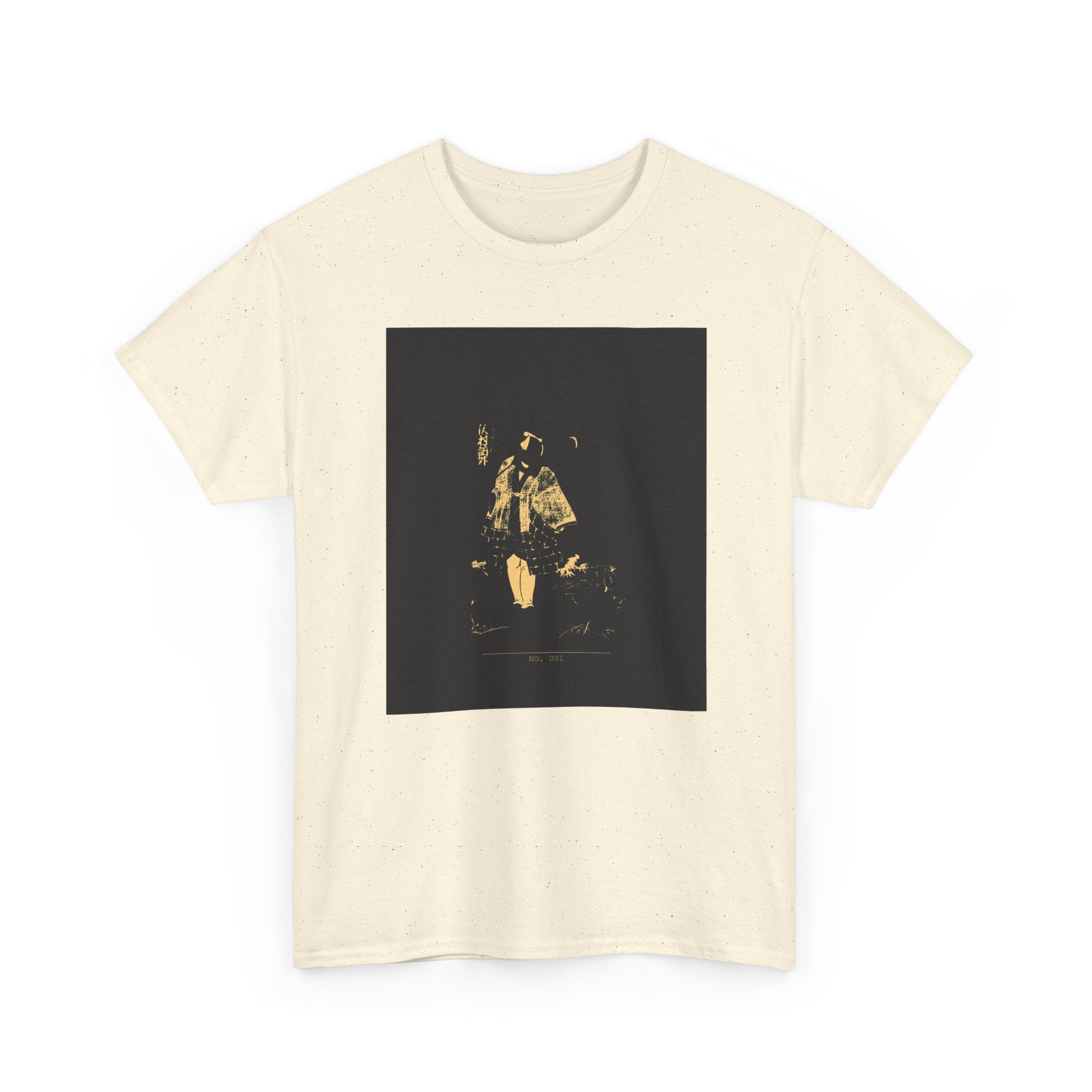 NO. 001 Gold Kabuki Samurai Ukiyo-e Graphic Tee