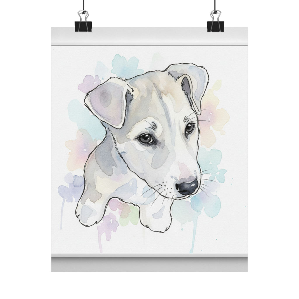 Watercolor — Dog — Matte Poster