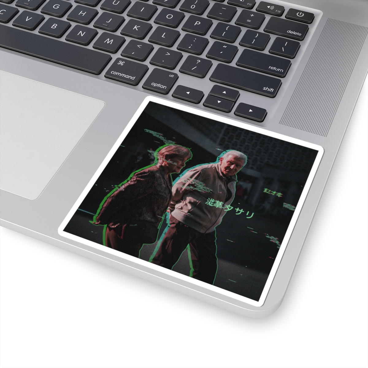 Glitch Culture — Person — Kiss-Cut Sticker