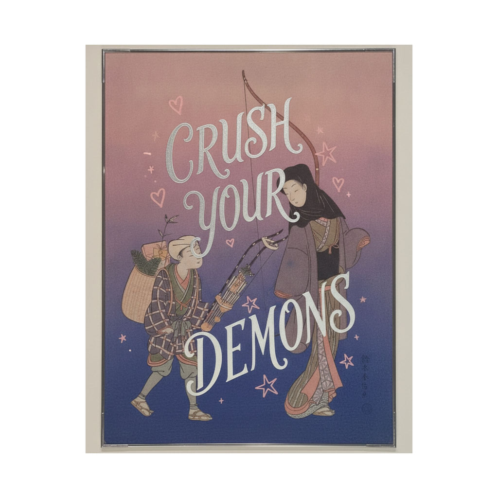 Affirmation — Demon-Crushing Bow — Matte Poster