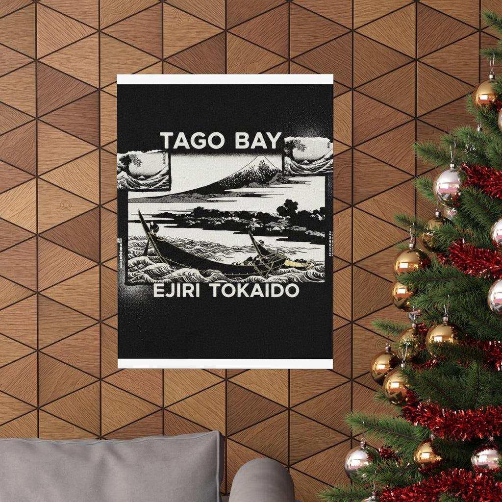 Streetwear Collage — Tago Bay Near Ejiri On The Tōkaidō (Tōkaidō Ejiri Tago No Ura Ryaku Zu), From Th — Matte Poster