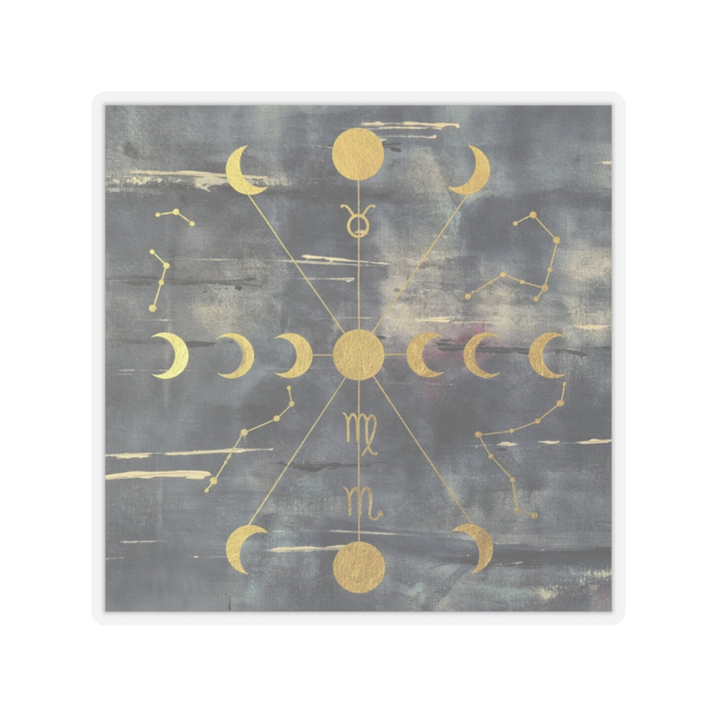 Celestial — Abstract — Kiss-Cut Sticker