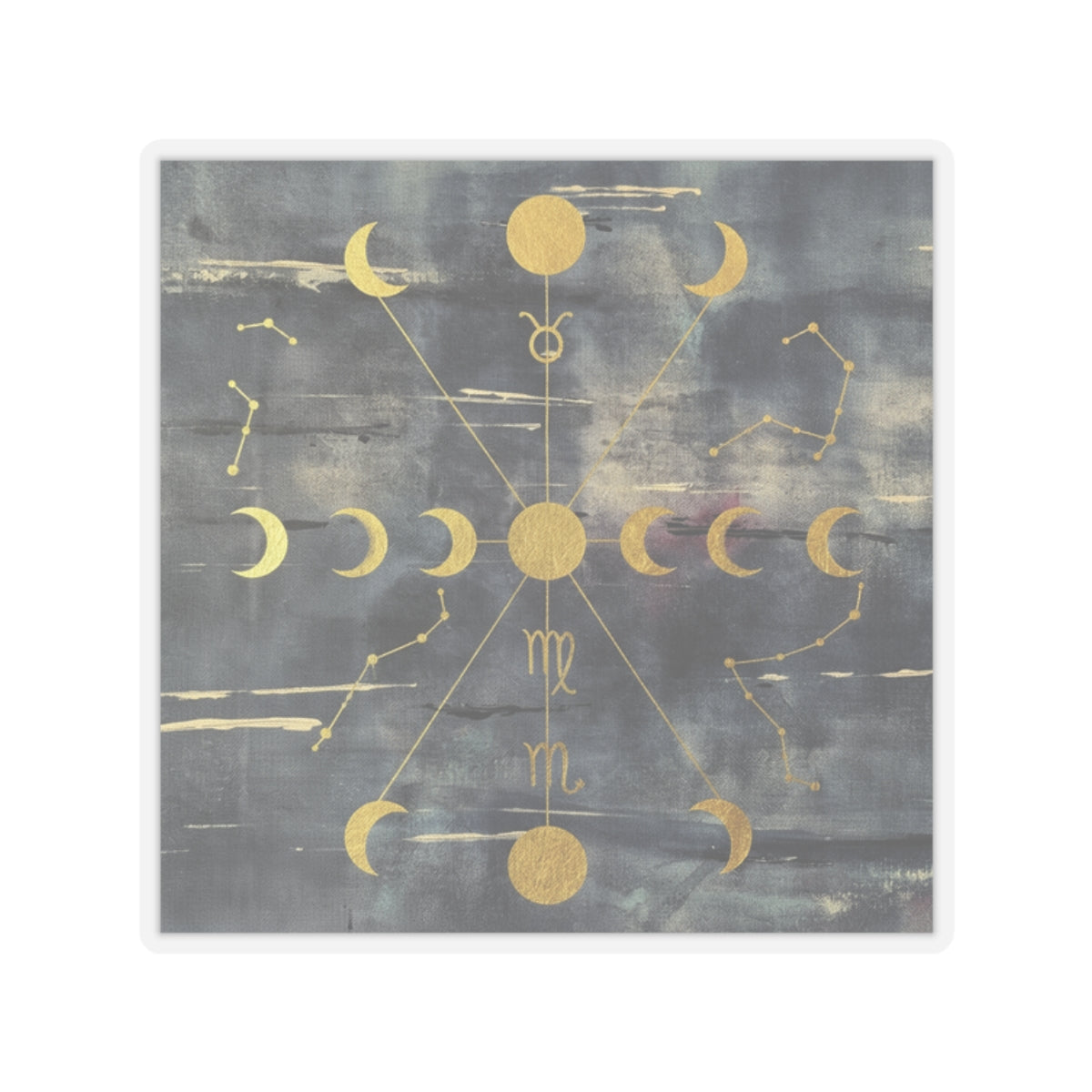 Celestial — Abstract — Kiss-Cut Sticker