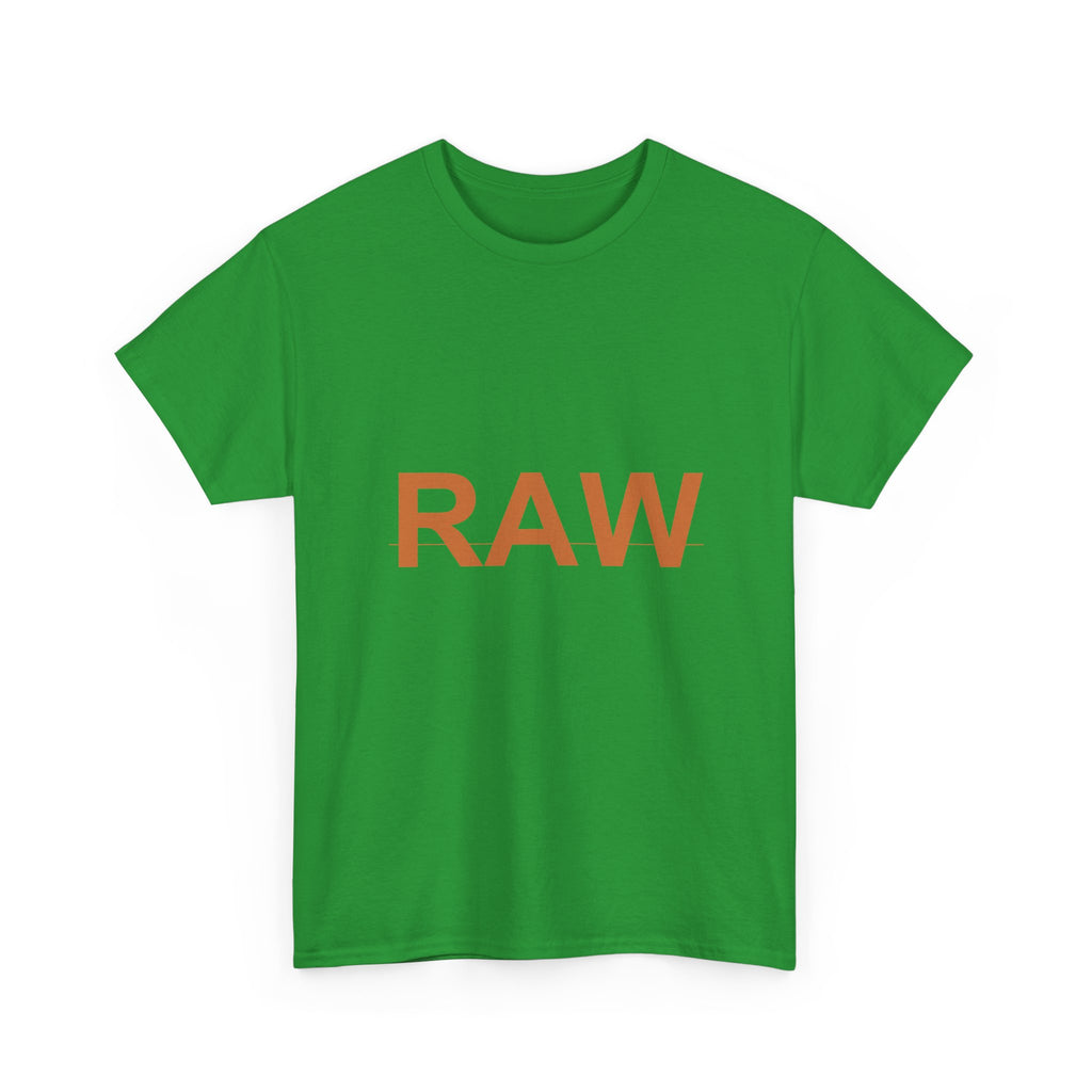 RAW Rust Block Letter Statement Graphic Tee
