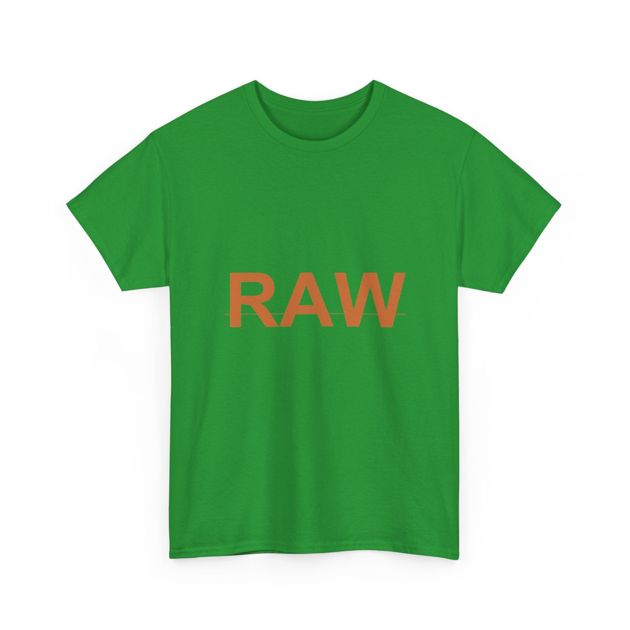 RAW Rust Block Letter Statement Graphic Tee