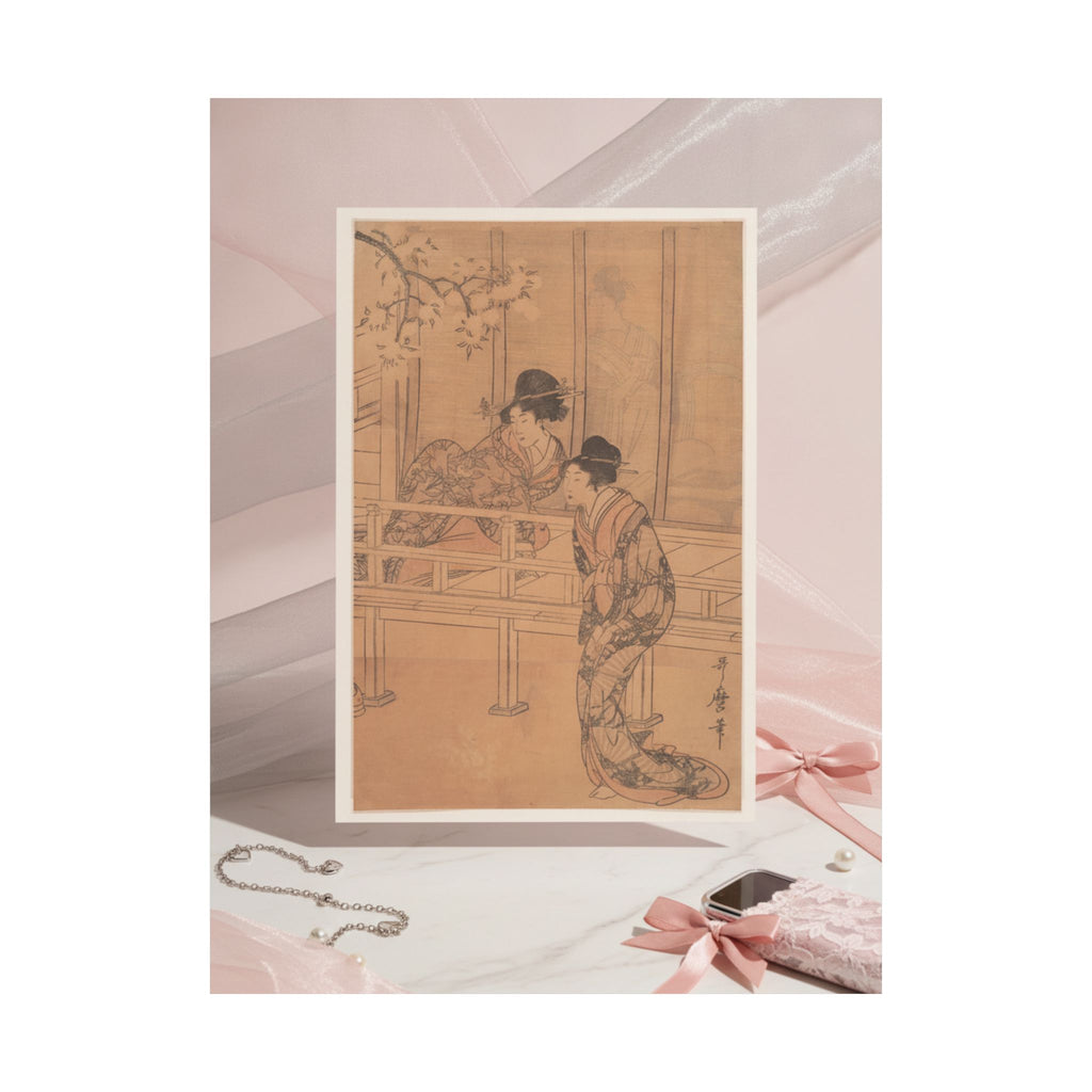 Product Marketing — The Lady Of Rokujo Being Visited By The Princess Aoi — Matte Poster