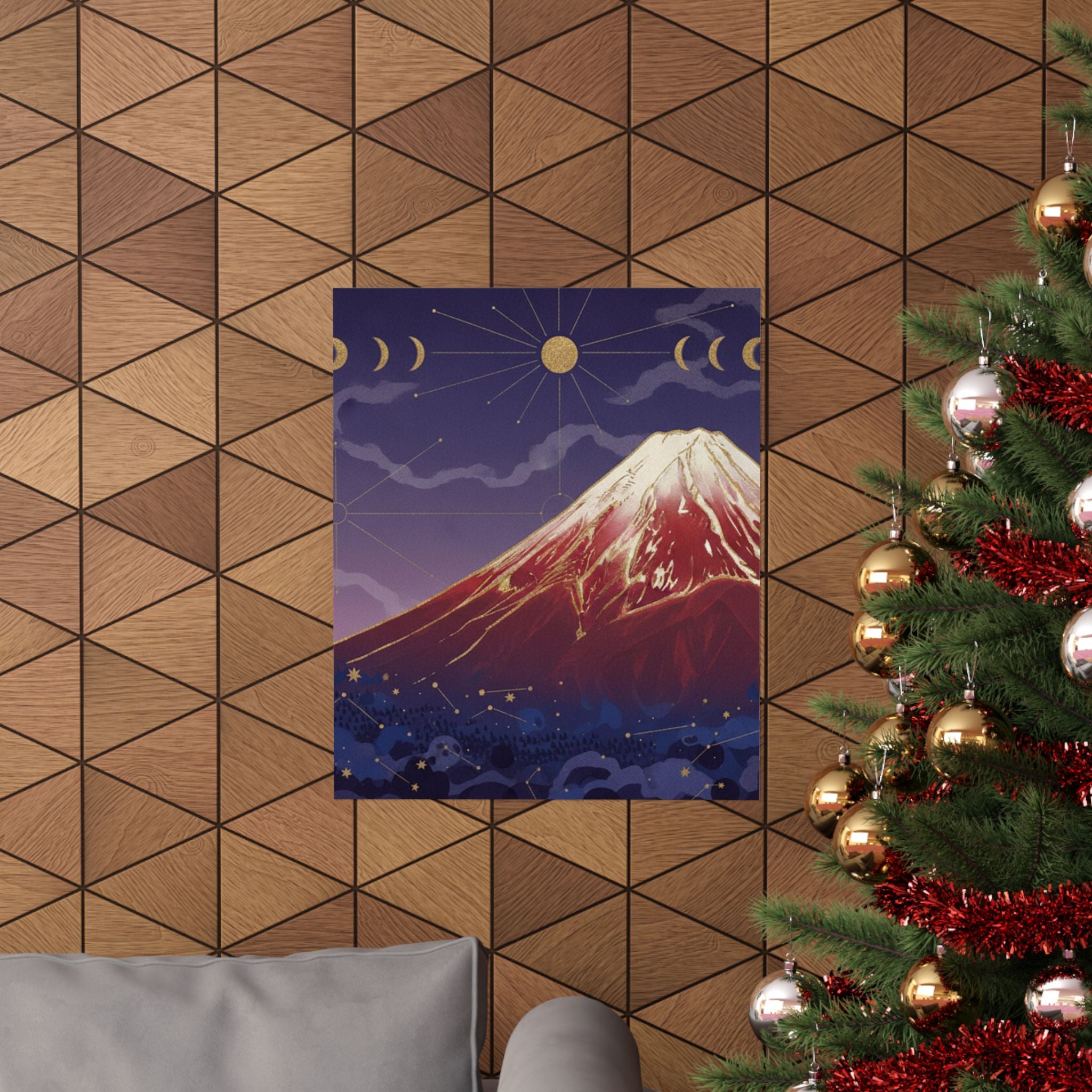 Celestial — South Wind, Clear Sky (Gaifū Kaisei), Also Known As Red Fuji, From The Series Th — Matte Poster