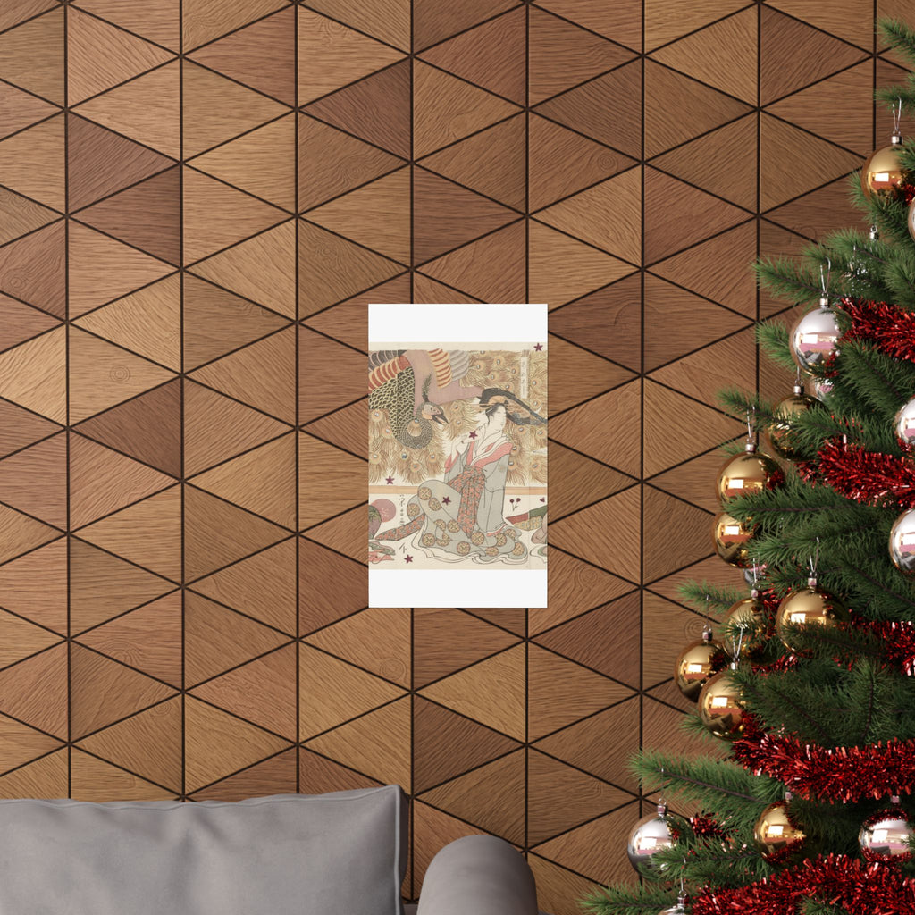 Botanical — Interior Of The House Called Ōgiya — Matte Poster