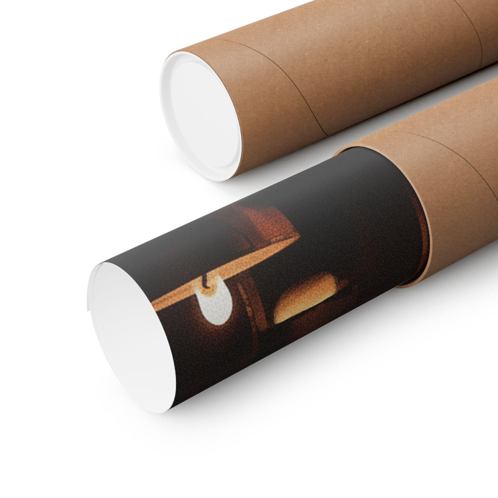 Southern Sunset — Candle — Matte Poster