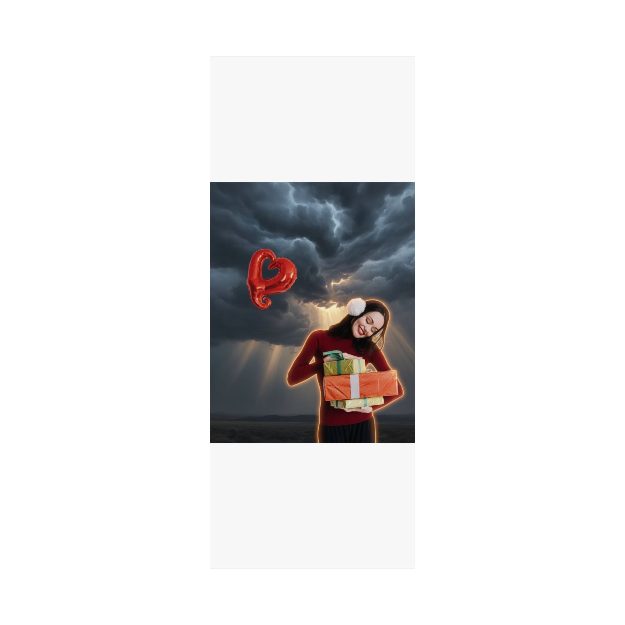 Dramatic Storm — Person — Matte Poster