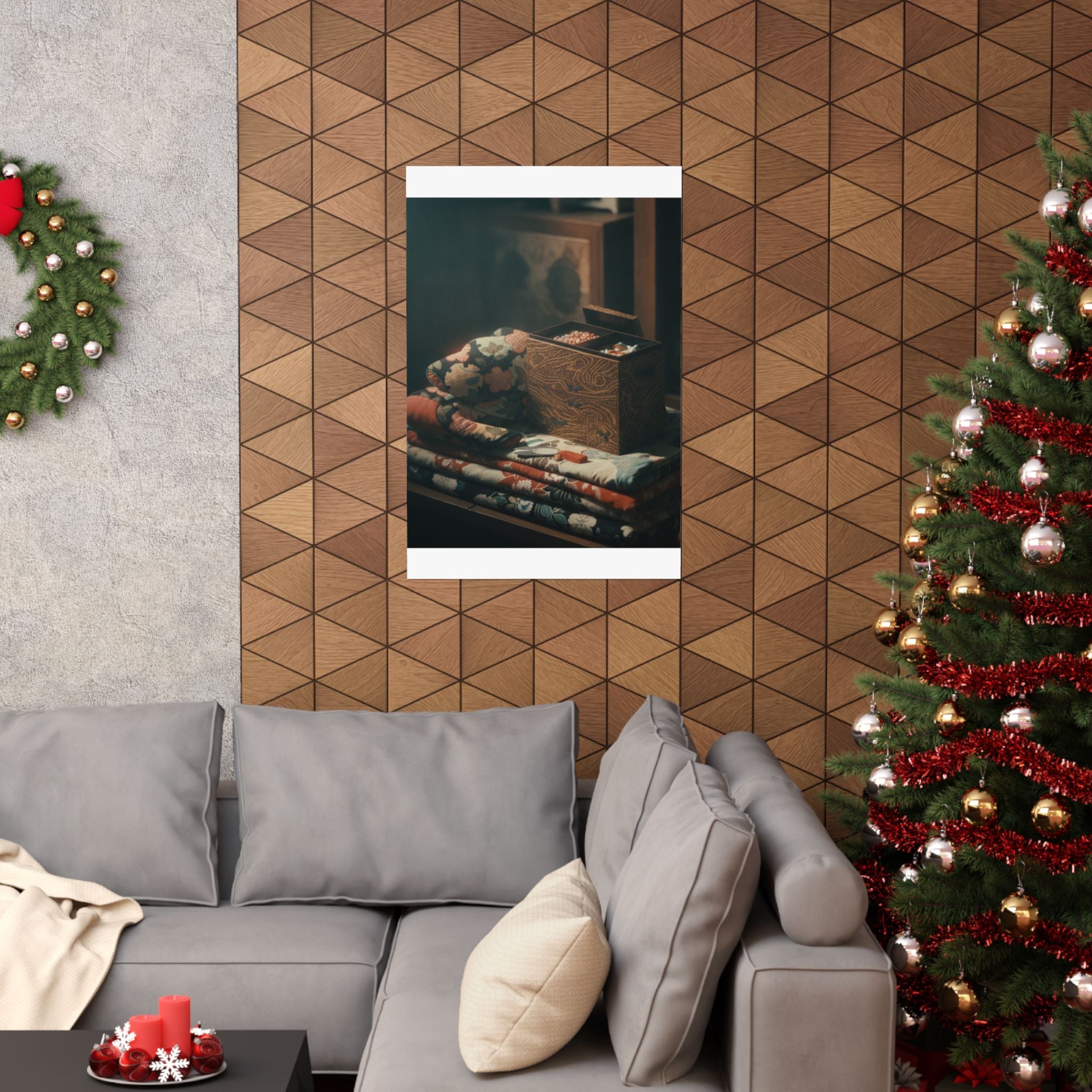 Cinematic — Lady'S Work-Box And Bed Clothing — Matte Poster