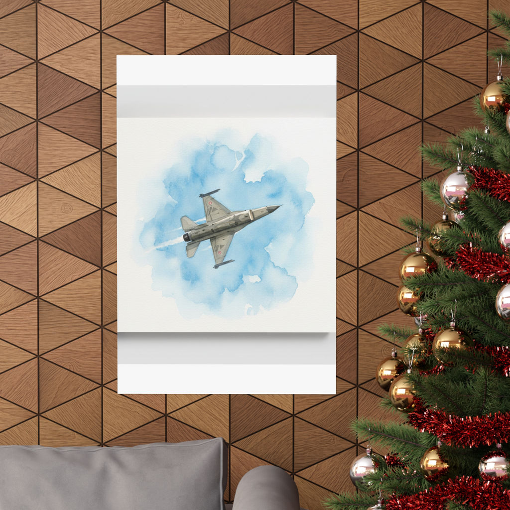 Watercolor — Aircraft — Matte Poster