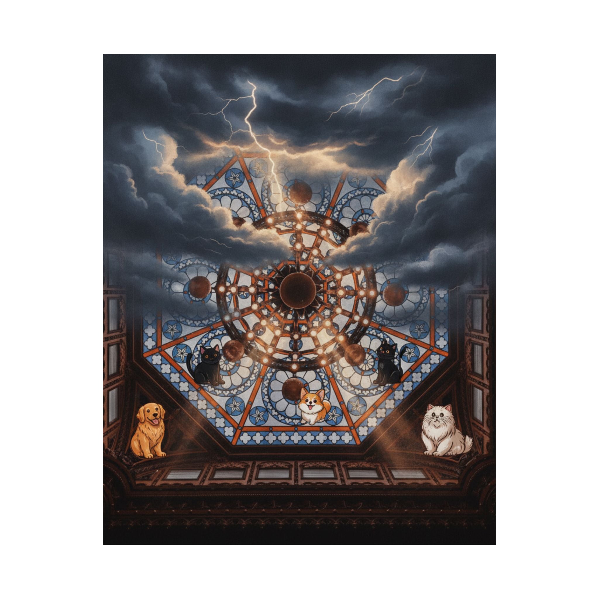 Dramatic Storm — Ceiling — Matte Poster