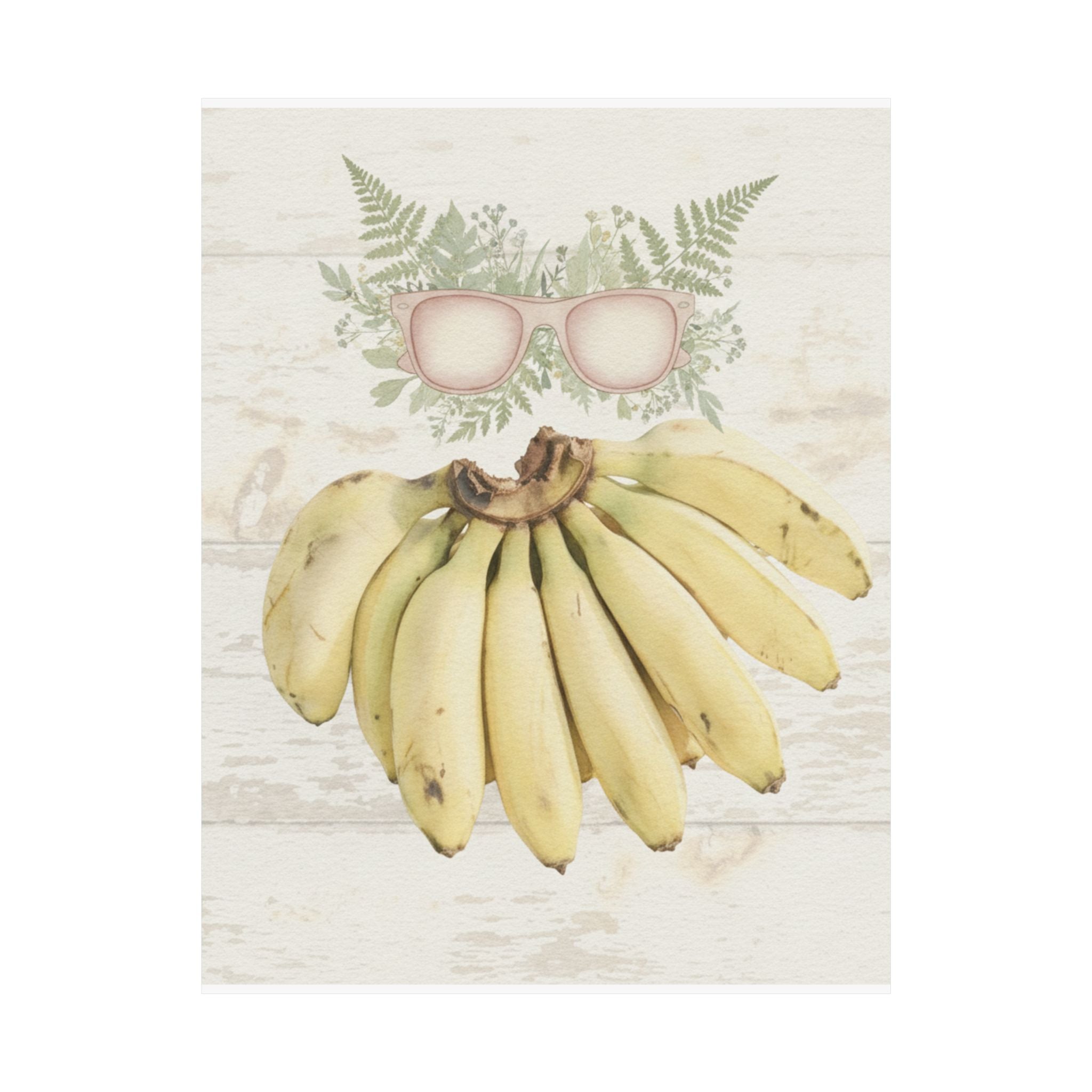 Botanical — Bananas — Matte Poster