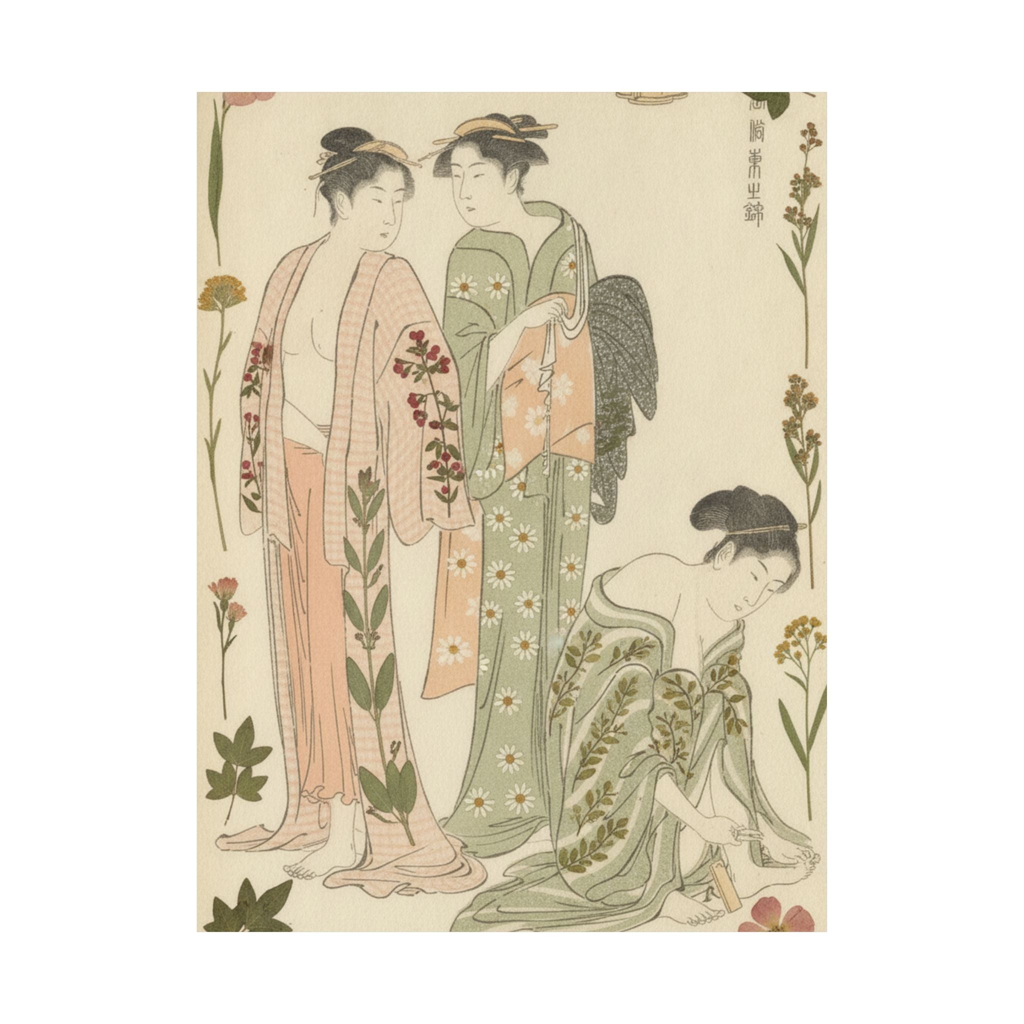 Botanical — Cutting The Toenails; The Toilet After The Bath — Matte Poster