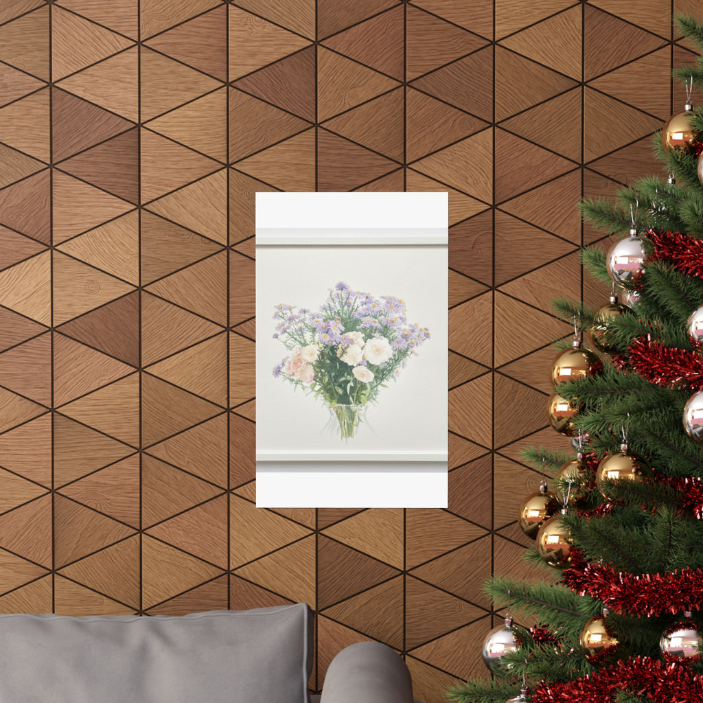 Watercolor — Flowers — Matte Poster
