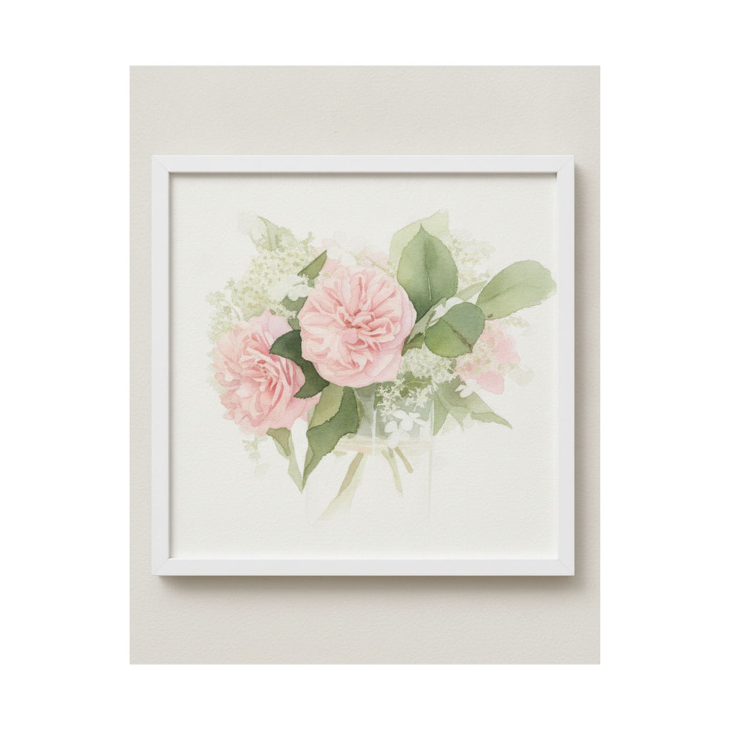 Watercolor — Flower — Matte Poster