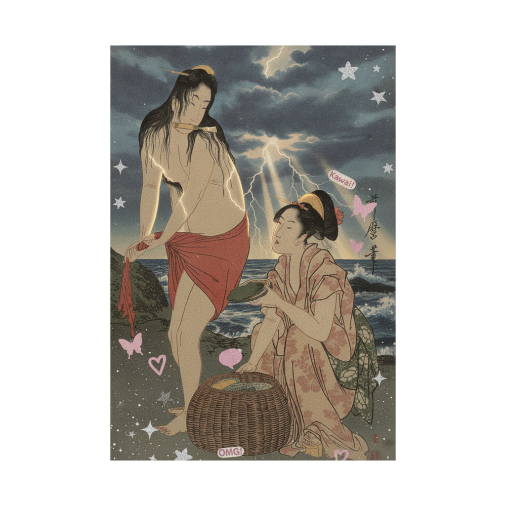 Dramatic Storm — Abalone Divers — Matte Poster