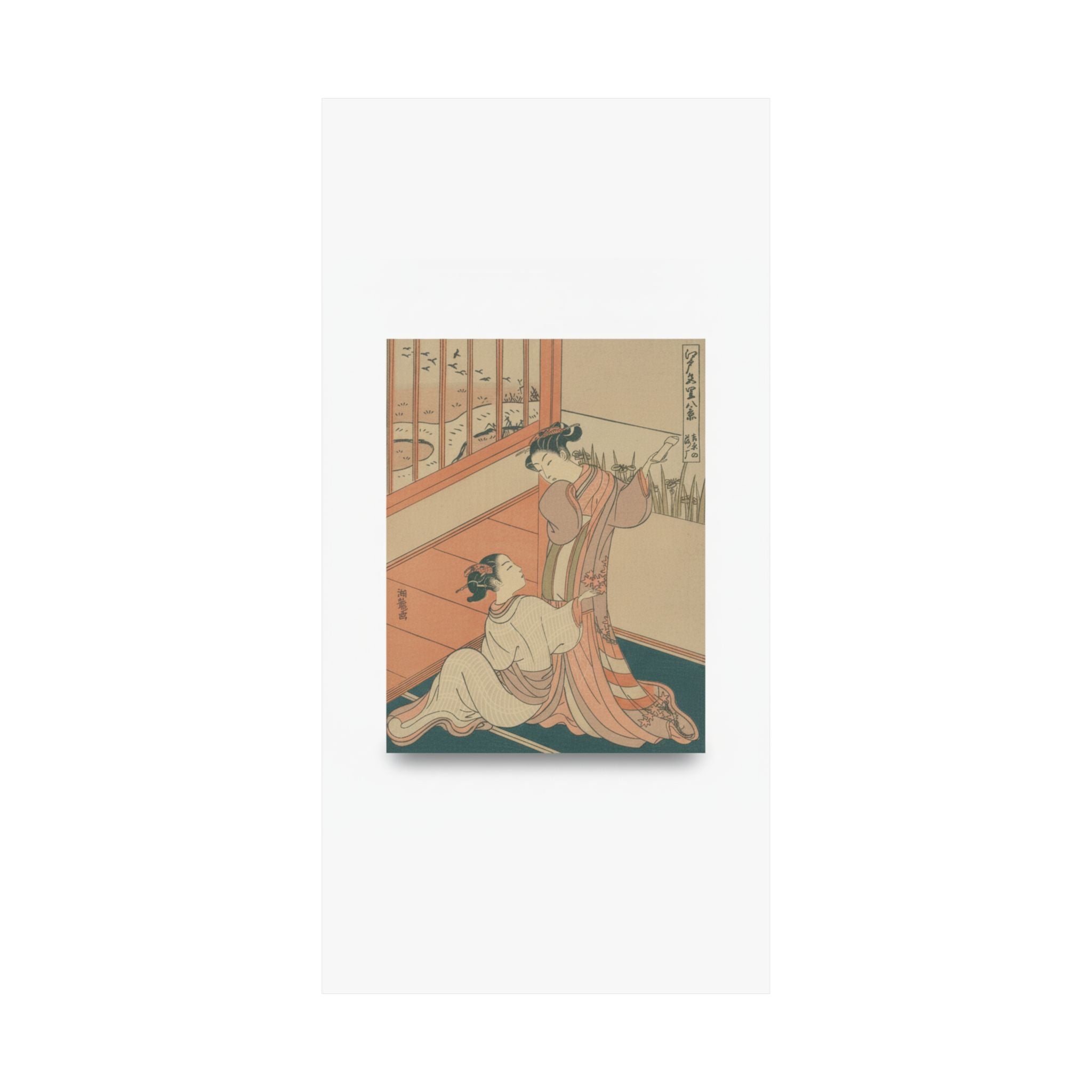 Ecommerce Main — The Flying Down Of Wild Geese At Yoshiwara — Matte Poster