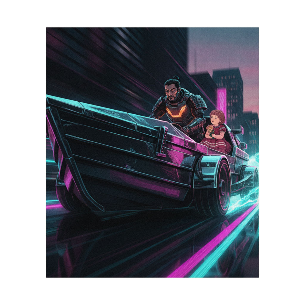 Fast Furious — 'Black Ship' (Kurofune), Illustration From Bugei Kurabu (Literary Club) — Matte Poster