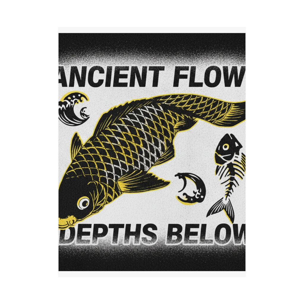 Streetwear Collage — Koi — Matte Poster