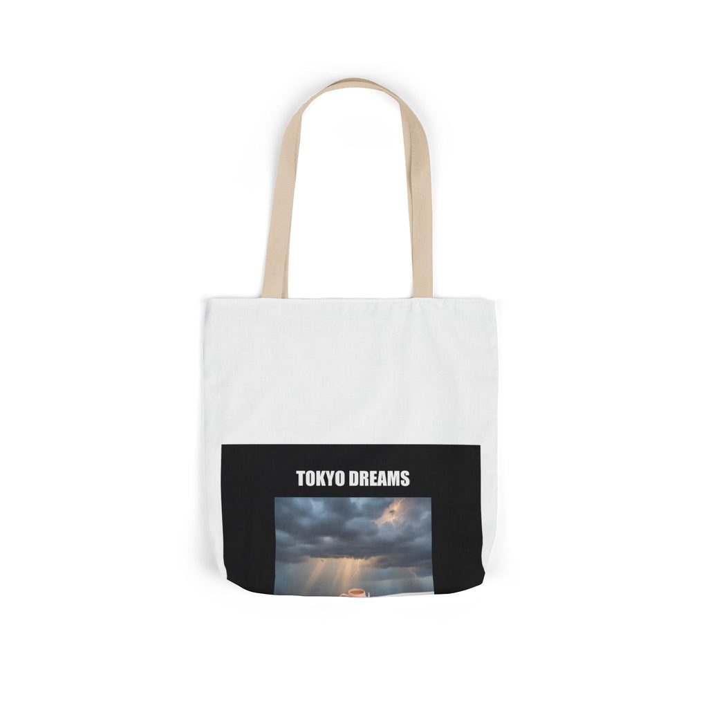 TOKYO DREAMS Storm Sky Photo Canvas Tote Bag