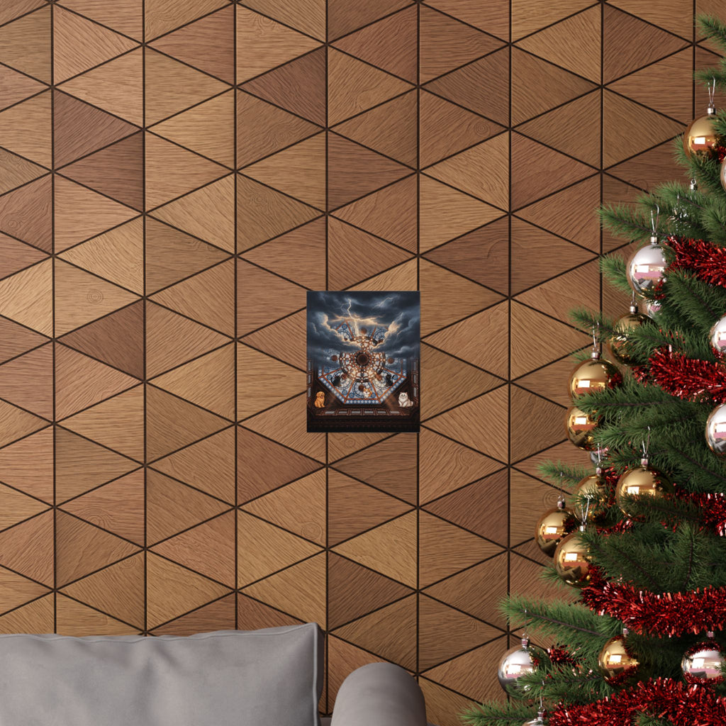Dramatic Storm — Ceiling — Matte Poster