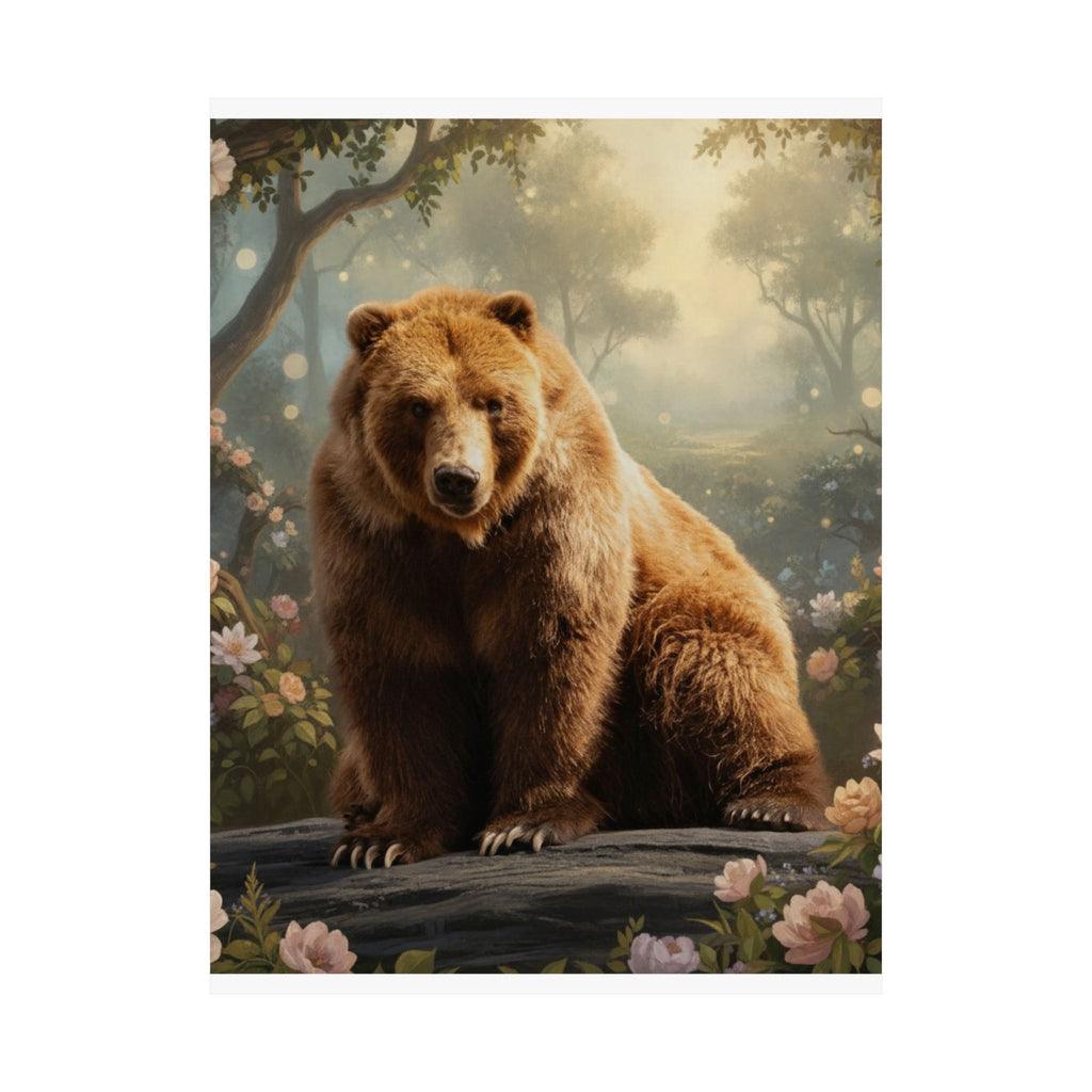 Scenic Nature — Bear — Matte Poster