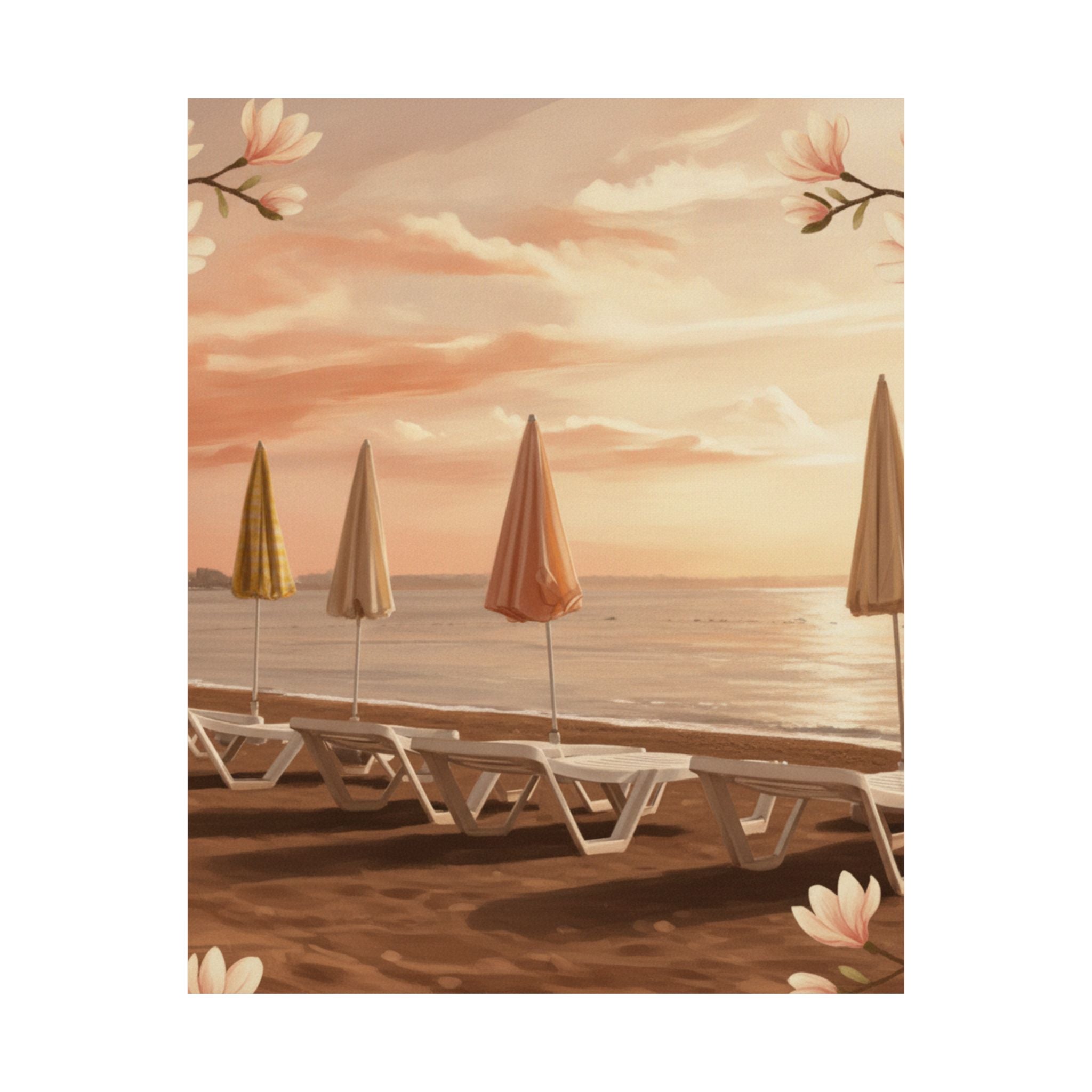 Southern Sunset — Umbrella — Matte Poster