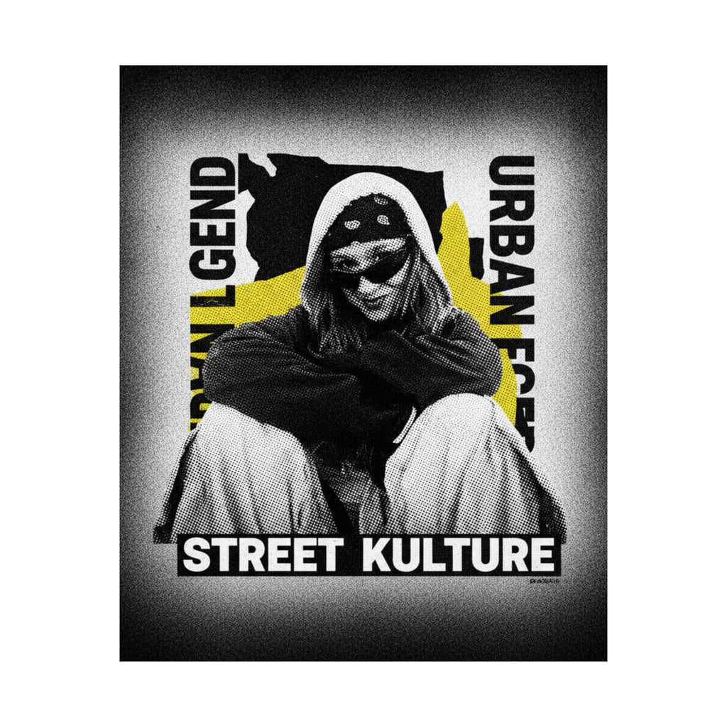 Streetwear Collage — Person — Matte Poster