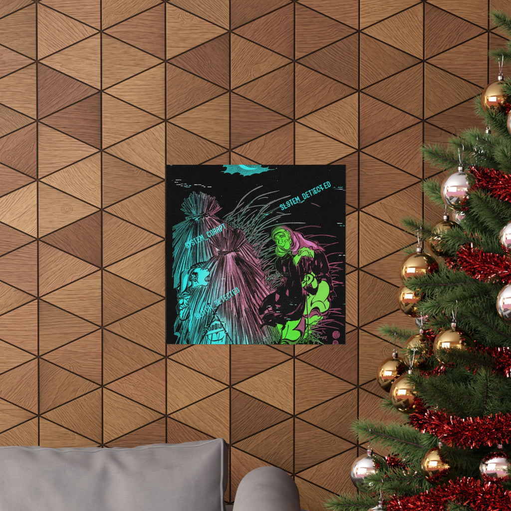 Glitch Culture — Trapping The Fox — Matte Poster