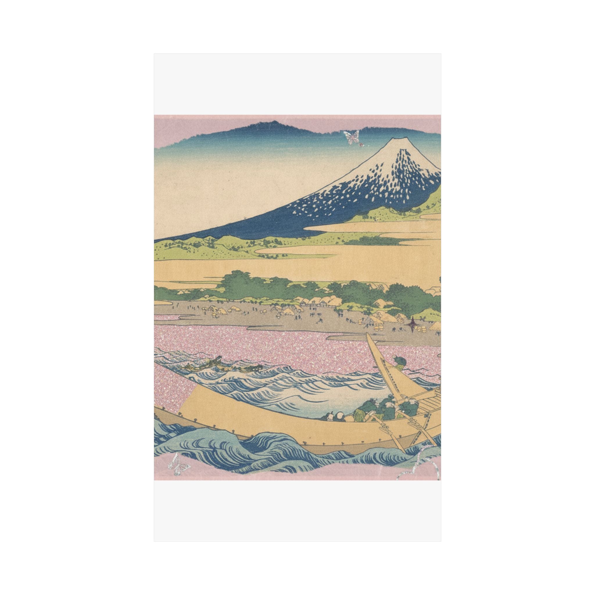 Scenic Nature — Tago Bay Near Ejiri On The Tōkaidō (Tōkaidō Ejiri Tago No Ura Ryaku Zu), From Th — Matte Poster